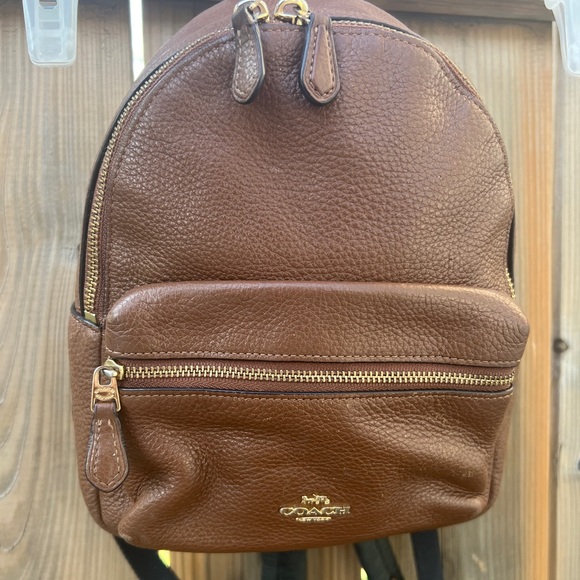 COACH Brown Backback - Picture 7 of 15